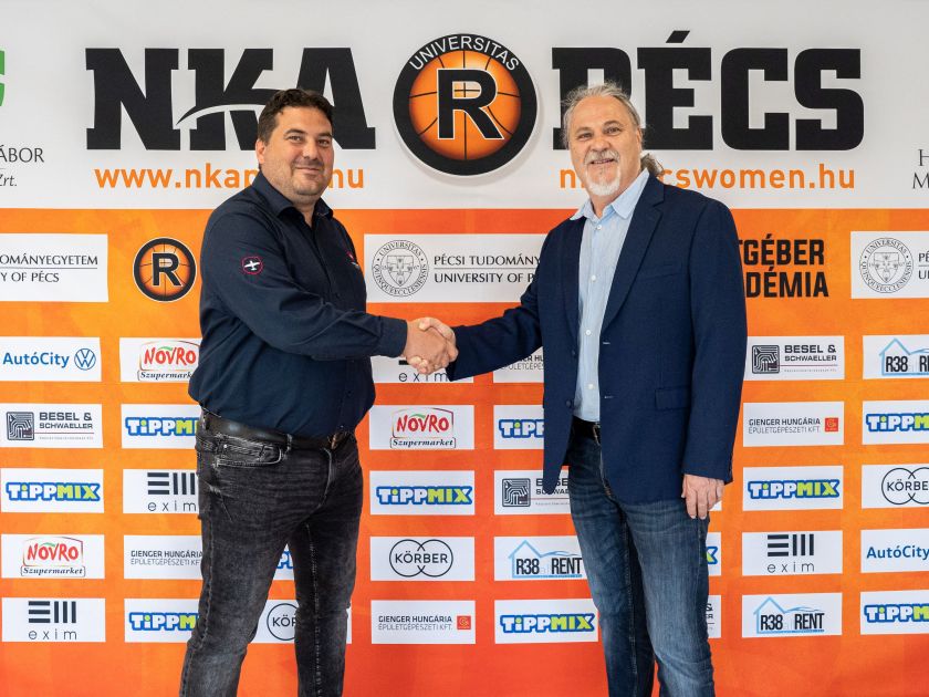Szponzori szerződést kötött az NKA Universitas Pécs férfikosárlabda-csapata és a Magnus Aircraft Zrt.